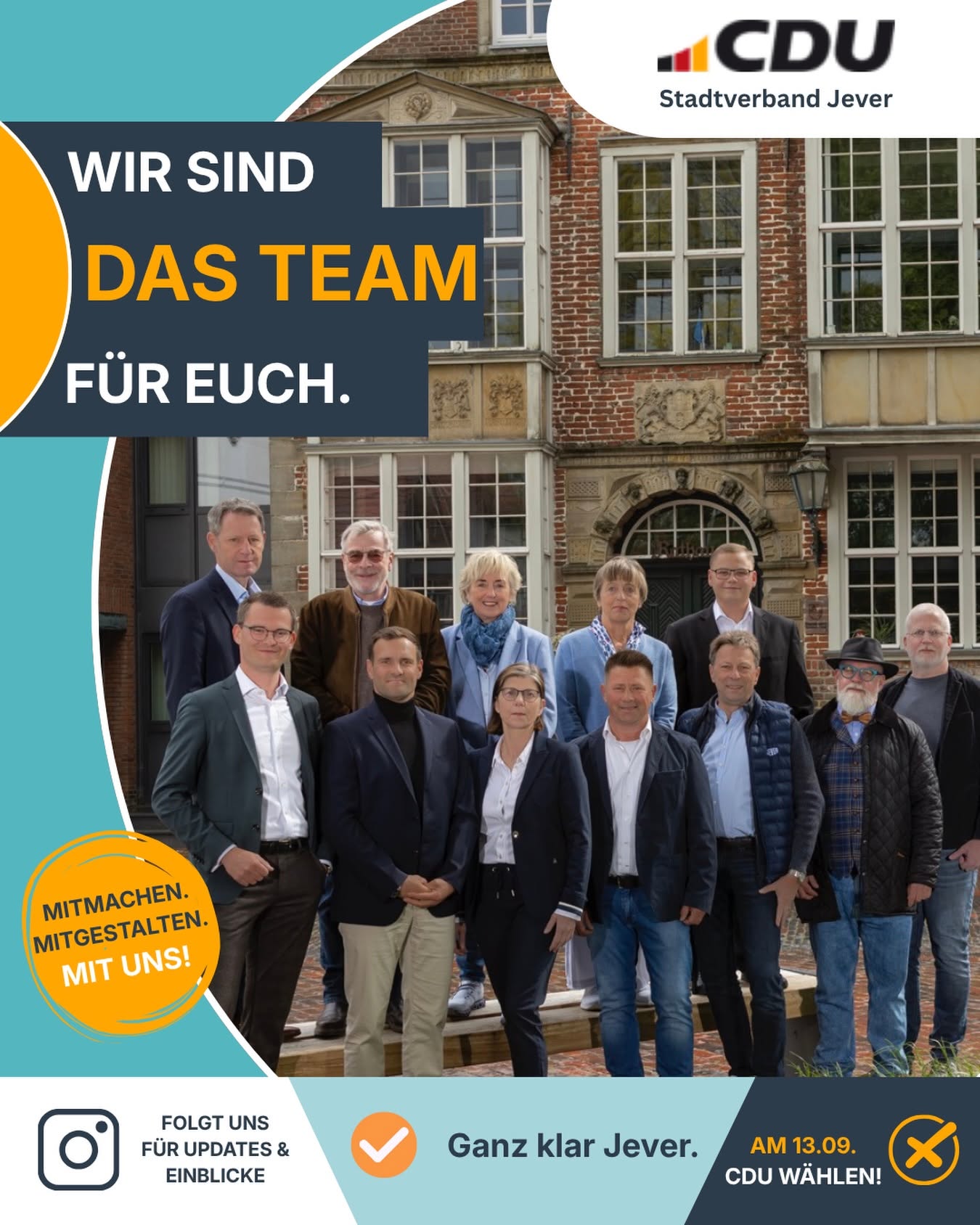 Unser Team f�r Jever. 